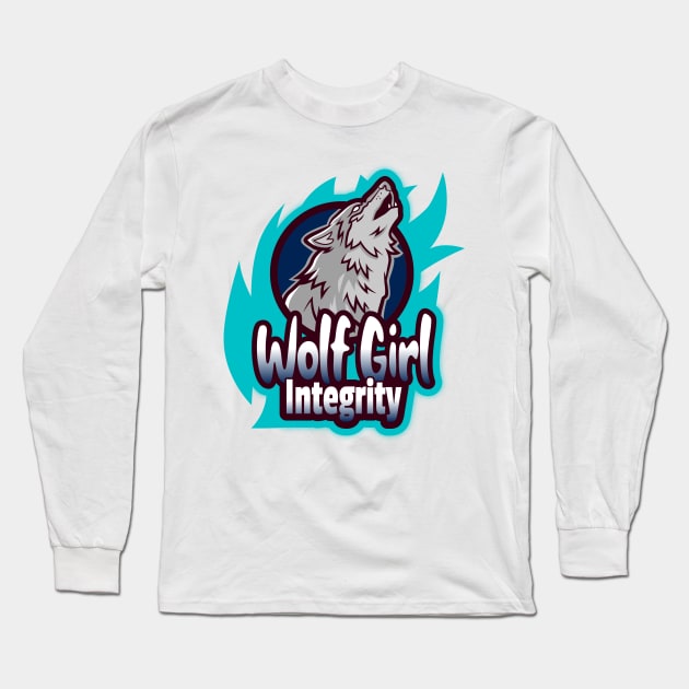 Wolf Girl Integrity Long Sleeve T-Shirt by Wolf Clothing Co